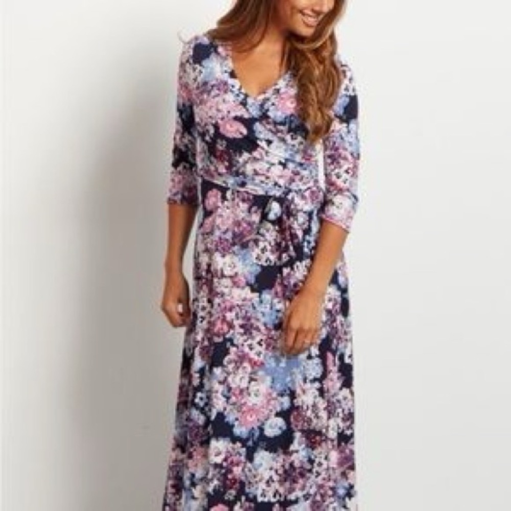Pink Blush Maternity Maxi Dress